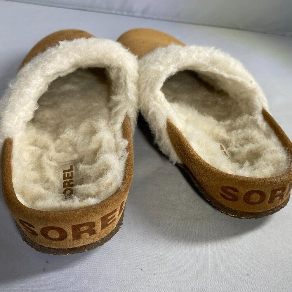 Sorel Ws NAKISKA SLIDE II, Camel Brown/Natural Ws 9 - Picture 2 of 5